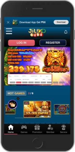 Mobile screenshot of the JILIKO1225 mobile apps