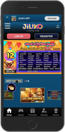 Mobile screenshot of the Jiliko mobile apps