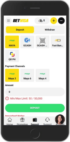 Mobile screenshot of the Jiliko payment methods