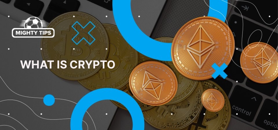 The illustration for cryptocurrency