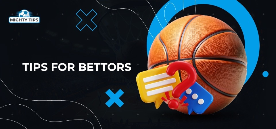 Illustration for betting tips in basketball