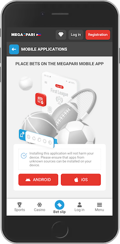 The mobile screenshot of iOS app installation process