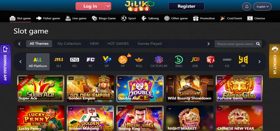 Screenshot of JILIKO1225 Slots page
